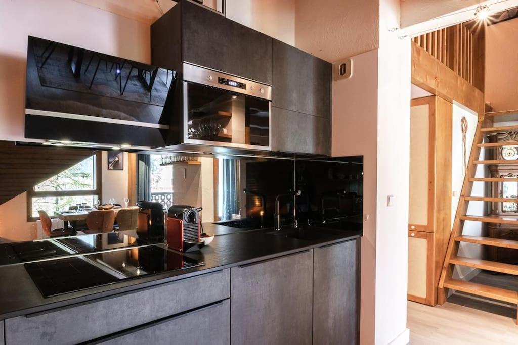Bel Appartement Entier En Style Chalet A シャモニー エクステリア 写真