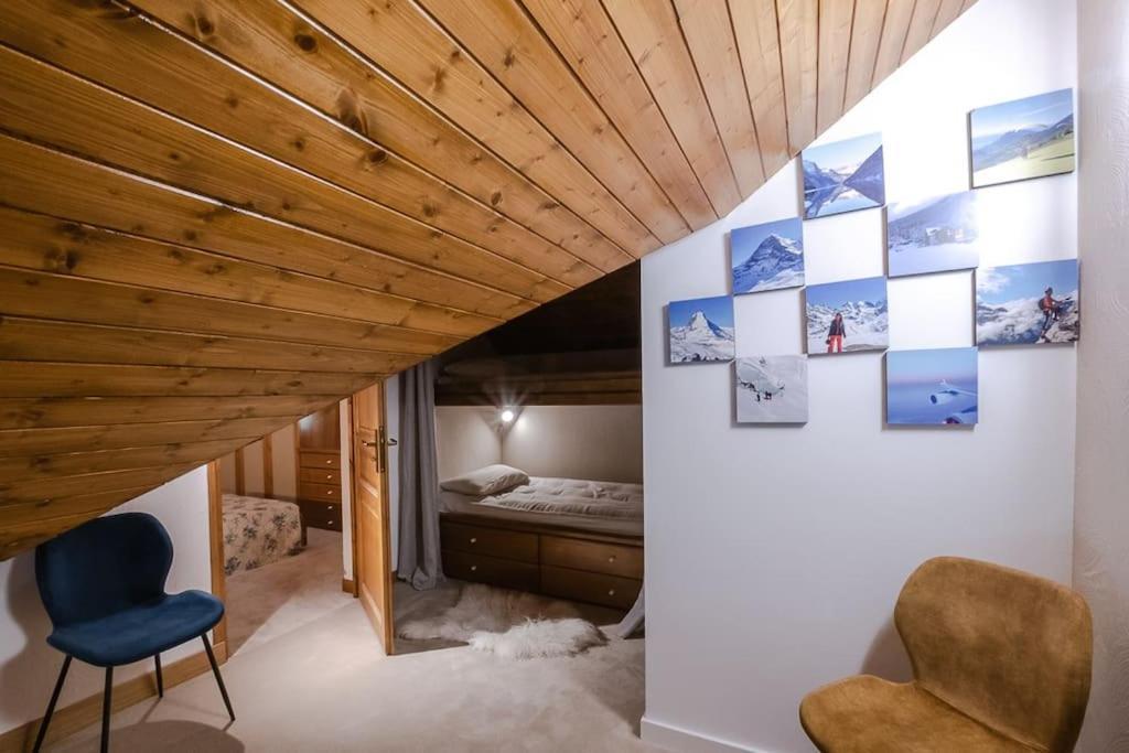 Bel Appartement Entier En Style Chalet A シャモニー エクステリア 写真