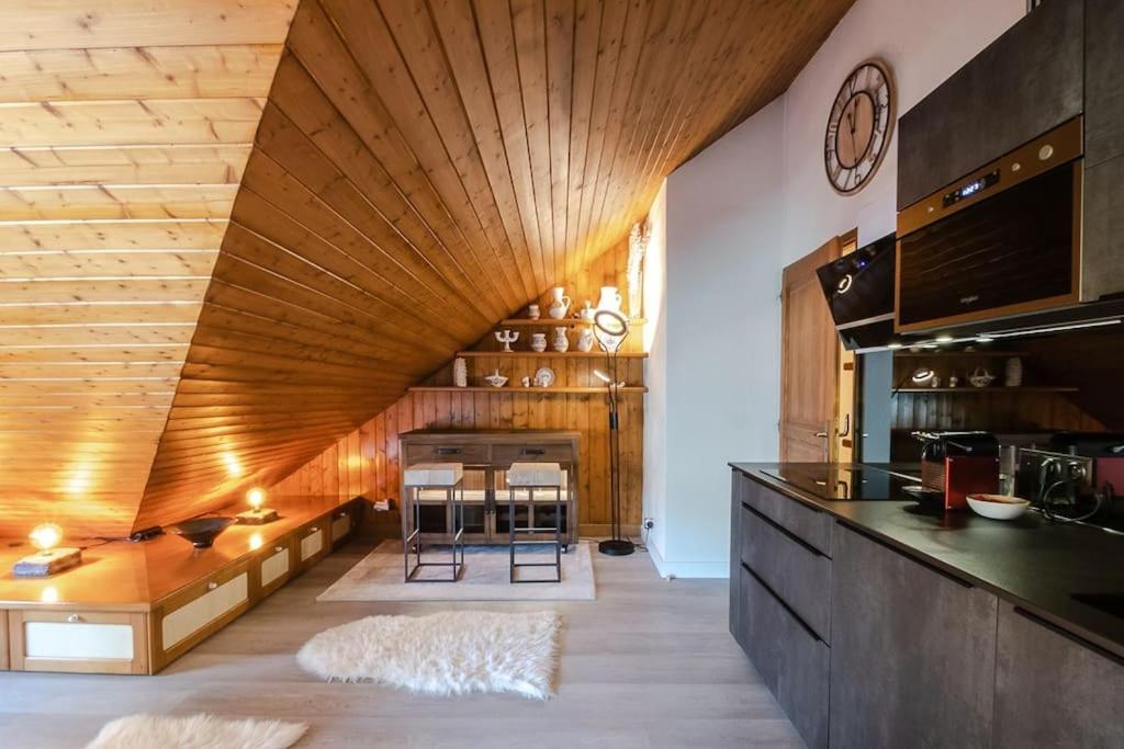Bel Appartement Entier En Style Chalet A シャモニー エクステリア 写真